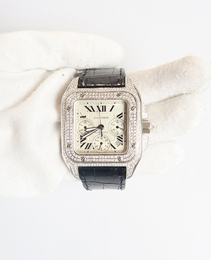 Cartier Santos 100XL, £6,500, Watches, Front view
